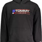 Black Cotton Men Sweater