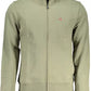Green Cotton Men Sweater