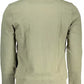 Green Cotton Men Sweater