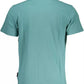Green Cotton Men Polo