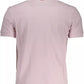 Pink Cotton Men Polo Shirt