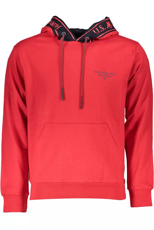 Red Cotton Mens Sweater