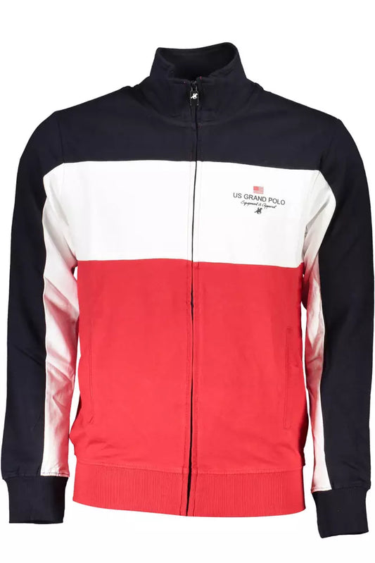 Red Cotton Men Sweater