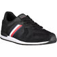 Black Polyester Men Sneaker