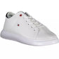 White Polyester Men Sneaker