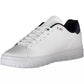 White Polyester Men Sneaker
