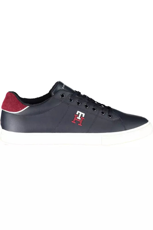 Blue Polyethylene Men Sneaker