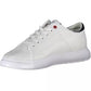 White Polyester Men Sneaker