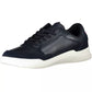 Blue Leather Men Sneaker