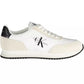 White Nylon Mens Sneaker