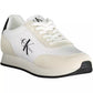 White Nylon Mens Sneaker