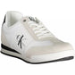 White Polyester Men Sneaker