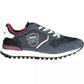 Blue Polyester Men Sneaker