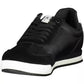 Black Polyester Men Sneaker