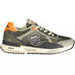 Green Leather Men Sneaker