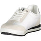 White Polyester Men Sneaker