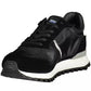 Black Polyester Men Sneaker