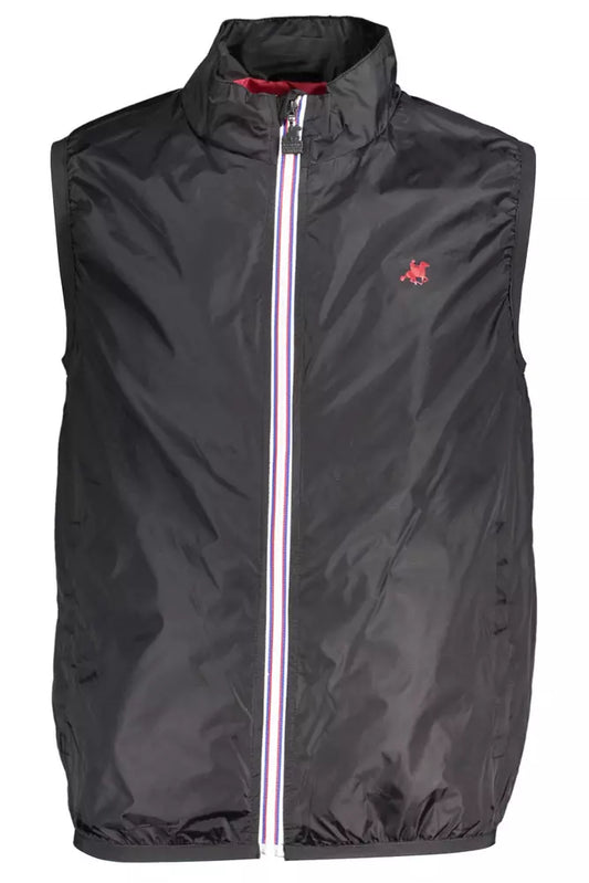 Black Nylon Men's Jacket