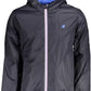 Blue Nylon Men Jacket