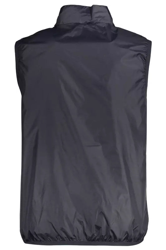 Blue Nylon Men Jacket