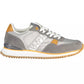 Gray Polyester Men Sneaker