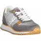Gray Polyester Men Sneaker