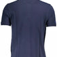 Elegant Blue Cotton Polo Shirt