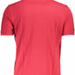 Red Cotton Men Polo Shirt