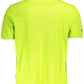 Green Cotton Men Polo Shirt