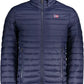 Blue Polyamide Men Jacket