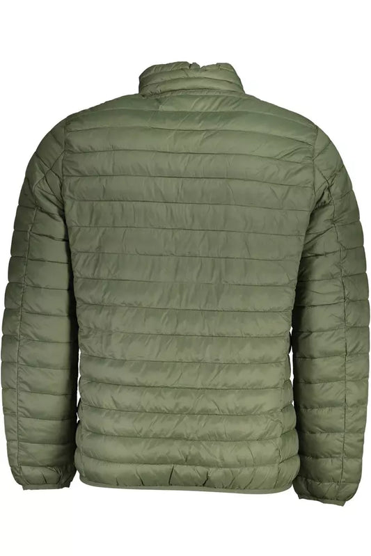 Green Polyamide Men Jacket
