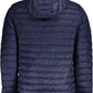 Blue Polyamide Men Jacket