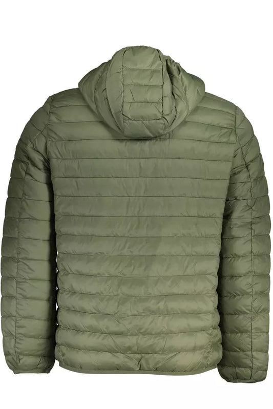 Green Polyamide Men Jacket