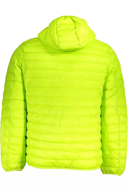 Green Polyamide Men Jacket