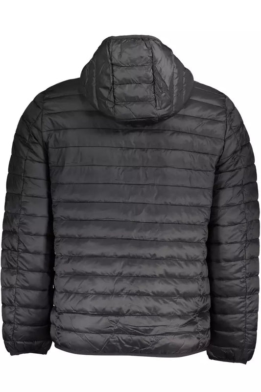 Black Polyamide Men Jacket