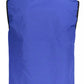 Blue Polyester Men Sleeveless Jacket