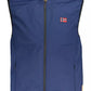 Blue Polyester Men's Jacket