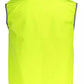 Yellow Polyester Men Sleeveless Jacket