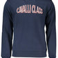 Blue Cotton Men Sweater