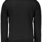 Black Cotton Men Sweater