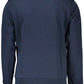 Blue Cotton Men Sweater