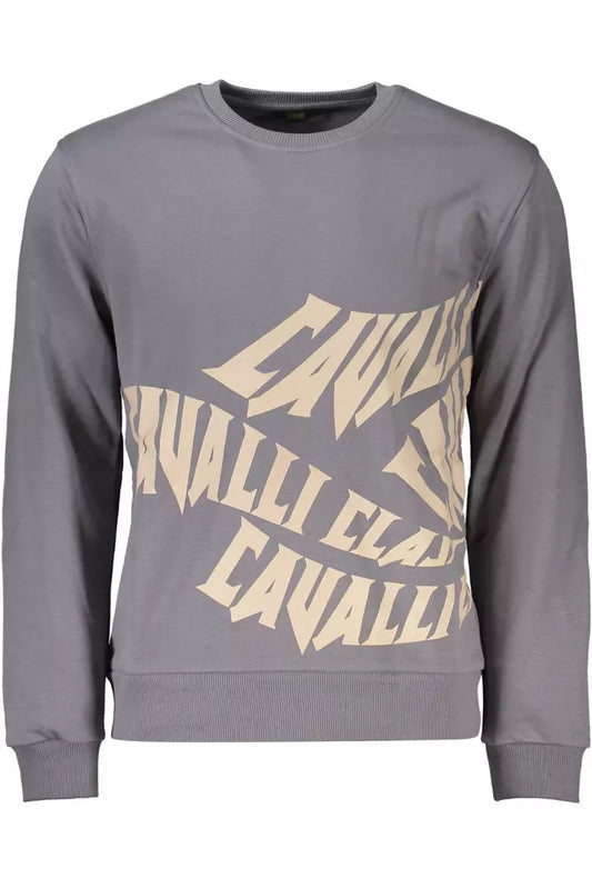 Gray Cotton Men Sweater