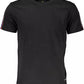Black Cotton Men T-Shirt
