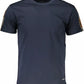 Blue Cotton Men T-Shirt