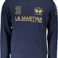 Blue Cotton Men Sweater