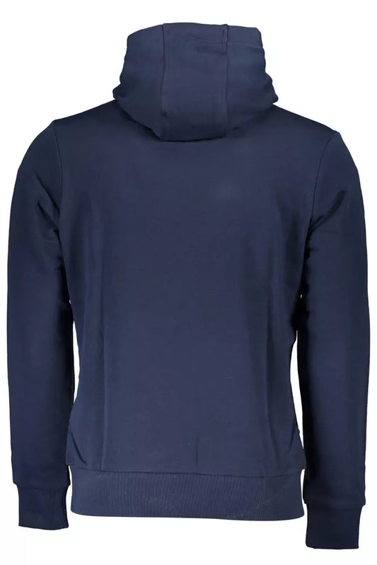 Blue Cotton Mens Sweatshirt