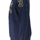 Blue Cotton Men Sweater