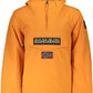 Orange Polyester Men Jacket