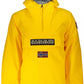 Yellow Polyamide Men Jacket