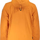 Orange Polyester Men Jacket